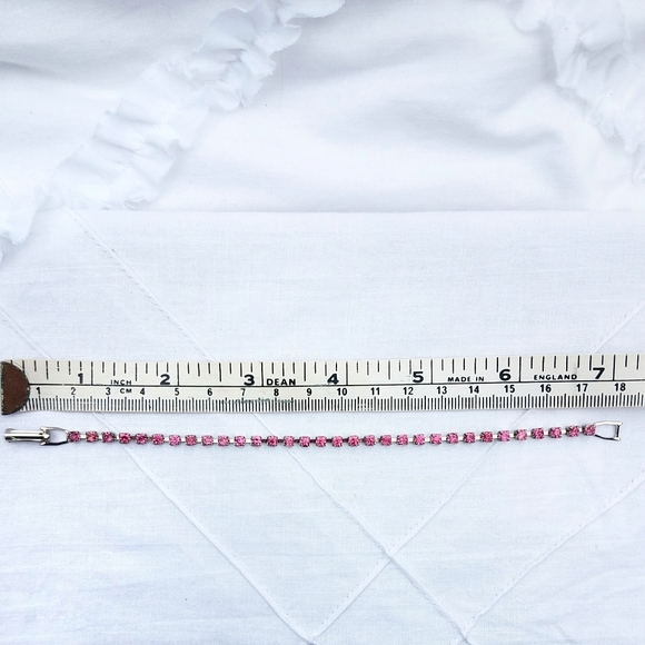 Fashion Jewelry Pink Crystal Bracelet - Picture 3 of 7